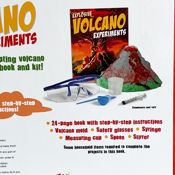 Explosive Volcano Experiments Activity Station Book & Kit - Picture 7 of 12